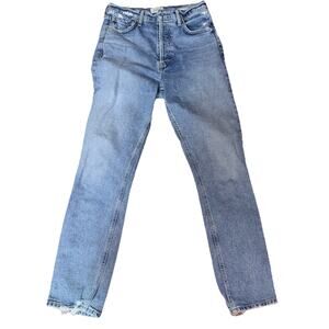 Citizens of Humanity Womens Charlotte High Rise Straight Jeans Blue Size 25